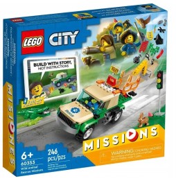 LEGO City - Misiuni salvare animale sălbatice 60353