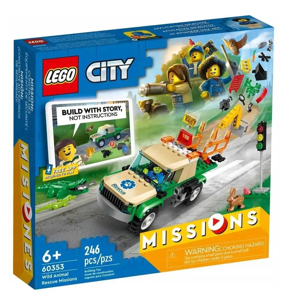 LEGO City - Misje ratowania dzikich zwierząt 60353