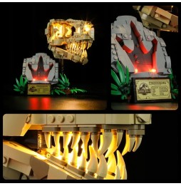 LED Lighting for LEGO Dinosaur Skeletons