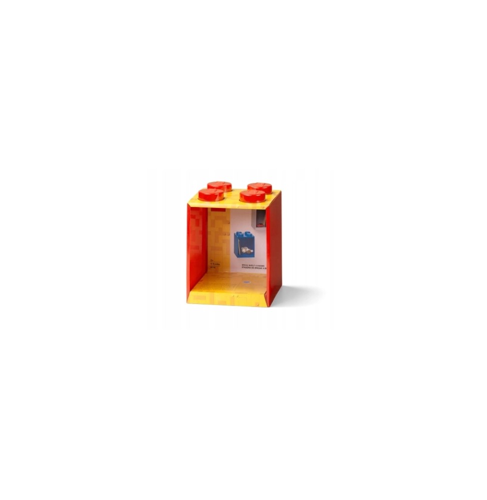 LEGO Wall Shelf Red 21 cm