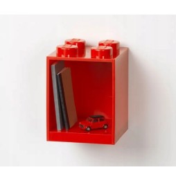 LEGO Wall Shelf Red 21 cm