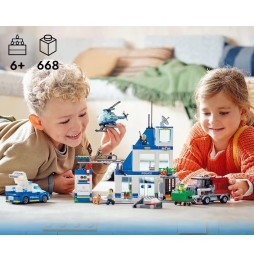 LEGO City 60316 Posterunek policji z torbą