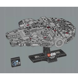 LEGO 75375 Star Wars Millennium Falcon Jucării Noi