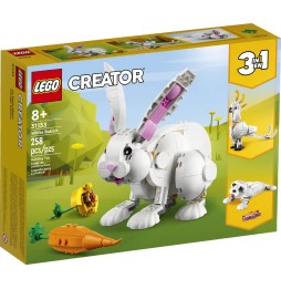 LEGO Creator 31133 – Biały królik dla dzieci