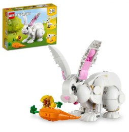 LEGO Creator 31133 – Biały królik dla dzieci