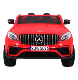 Auto mercedes glc 63s dla dzieci czerwony z napędem 4x4