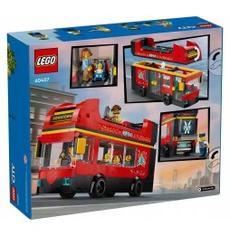 LEGO City - Czerwony piętrowy autokar 60407