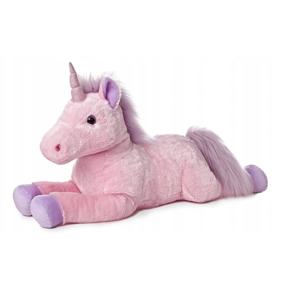 Ursuleț mare de pluș unicorn 155cm roz