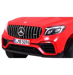 Mașină Mercedes GLC 63S pentru copii roșie 4x4