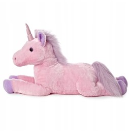 Ursuleț mare de pluș unicorn 155cm roz