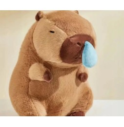 Plush Sleeping Capybara 22 cm