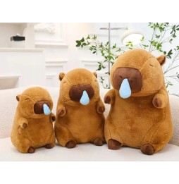 Plush Sleeping Capybara 22 cm