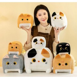 Plush Cat Toy - Cuddly Companion for Kids