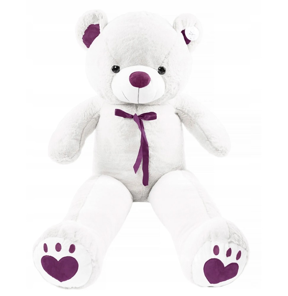 Large Plush Bear Valor 90 cm White