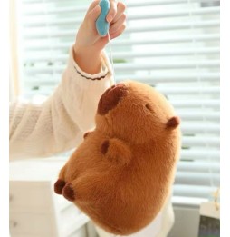 Plush Sleeping Capybara 22 cm