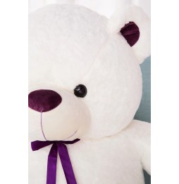 Large Plush Bear Valor 90 cm White