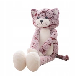 Pluszowy kot czarny szary 50 cm