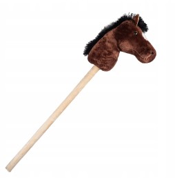 Hobby Horse, stick horse, dark brown