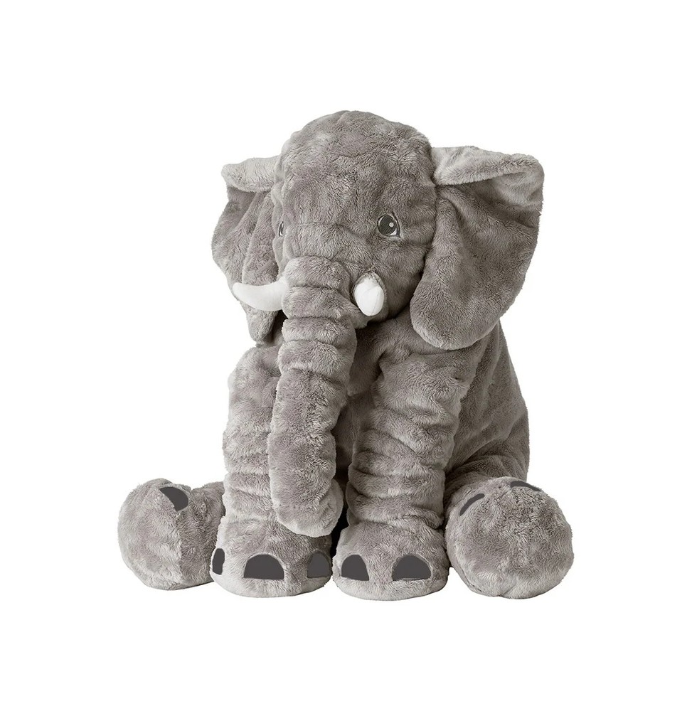 Gustaw Bear Large Gray Plush Elephant 50cm