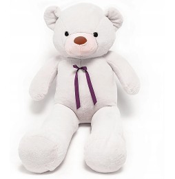 Large Plush Bear Valor 90 cm White