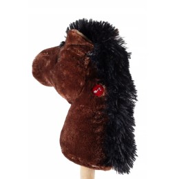 Hobby Horse, stick horse, dark brown