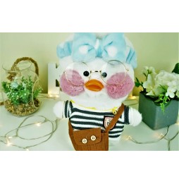 Lalafanfan Plush Duck 30 cm for Kids