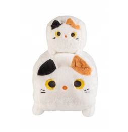 Minecraft Square Plush Cat - White