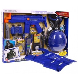 Kids Police Officer Set with Sound Effects and Accessories