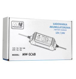 Ładowarka akumulatorowa 12V i 24V z wyświetlaczem LCD