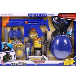 Kids Police Officer Set with Sound Effects and Accessories