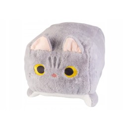 Gray Square Plush Cat Minecraft