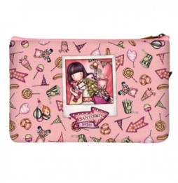 Gorjuss Pencil Case - Carousel, Pink