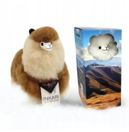 Inkari Alpaca Moccachino Hypoallergenic Plush Toy