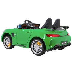 Mercedes-benz gt r pentru copii verde 4x4 cu telecomandă