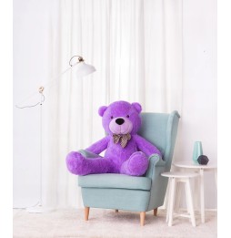 Large Purple Teddy Bear 130cm