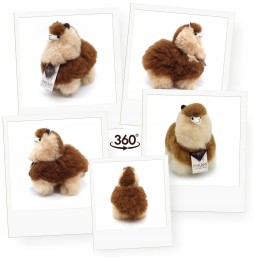 Inkari Alpaca Moccachino Hypoallergenic Plush Toy