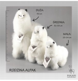 Inkari Alpaka Violet hipoalergiczna maskotka 23 cm