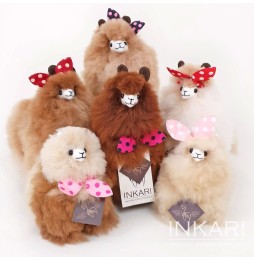 Inkari Alpaca Moccachino Hypoallergenic Plush Toy