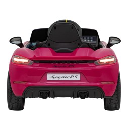 Vehicul Porsche Spyder RS 718 pentru copii - roz