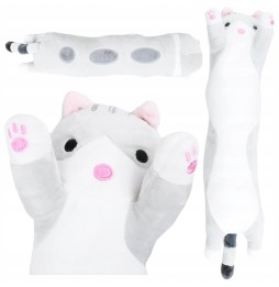 Long Cat Plush Toy 50cm Gray XXL