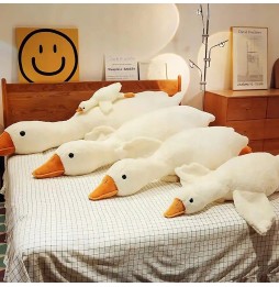 Long Plush Goose Stuffed Animal 130 cm