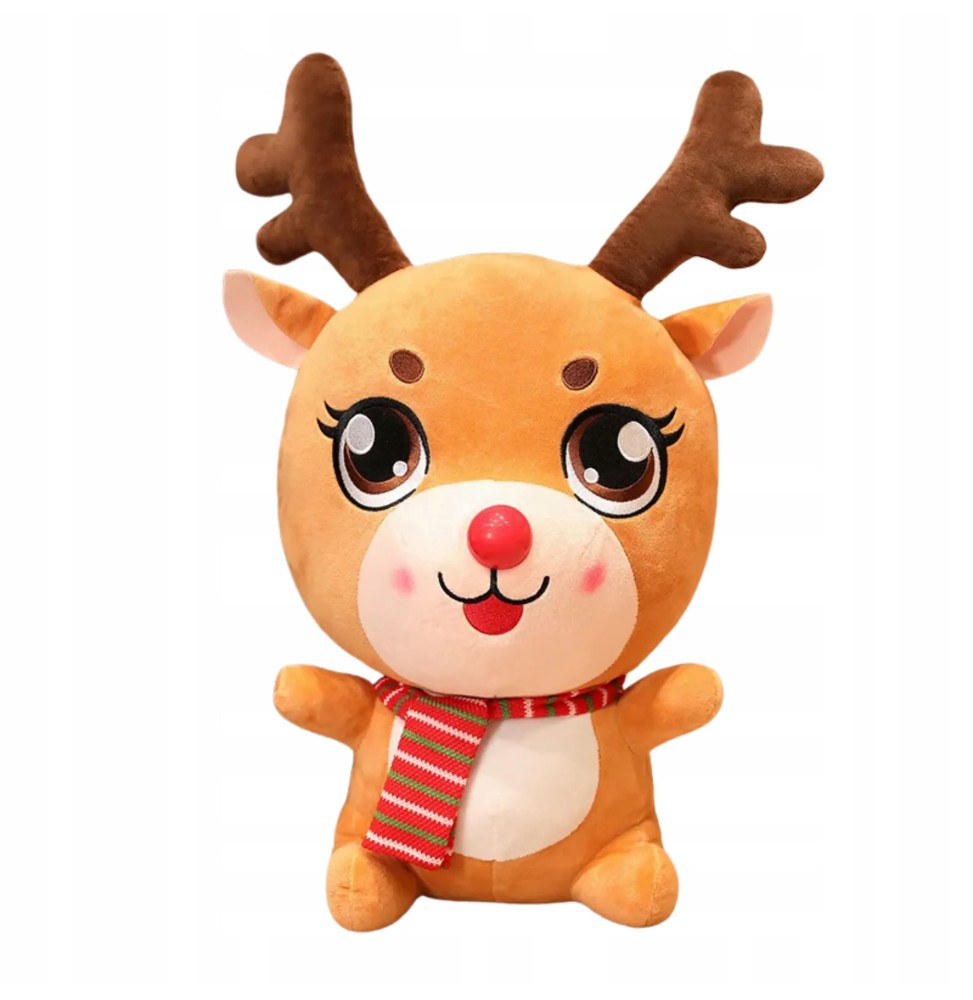 Reindeer Plush Toy with Blanket 3in1